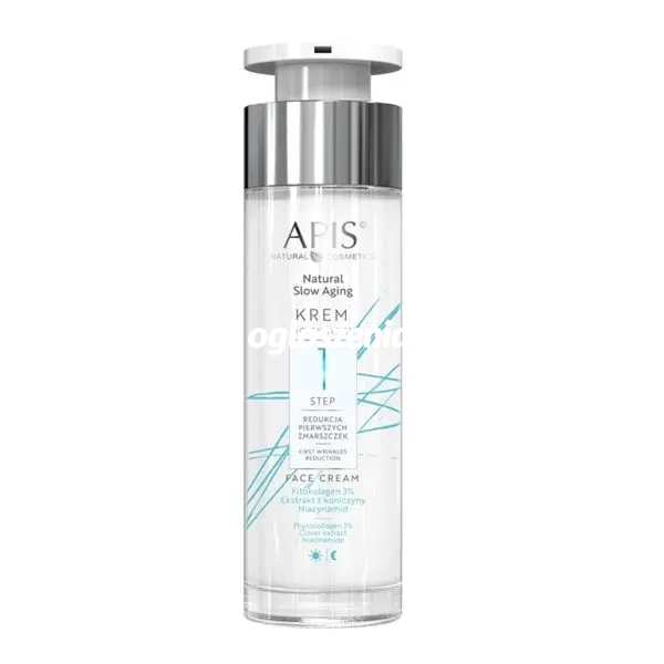 Zdjęcie produktu Krem do twarzy - STEP 1 Redukcja Pierwszych Zmarszczek - Apis Natural Slow Aging - 50 ml