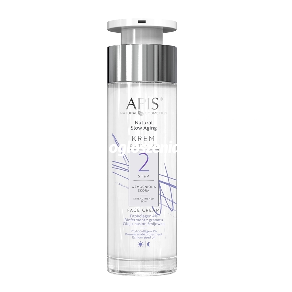 Zdjęcie produktu Krem do twarzy - STEP 2 Wzmocniona skóra - Apis Natural Slow Aging - 50 ml