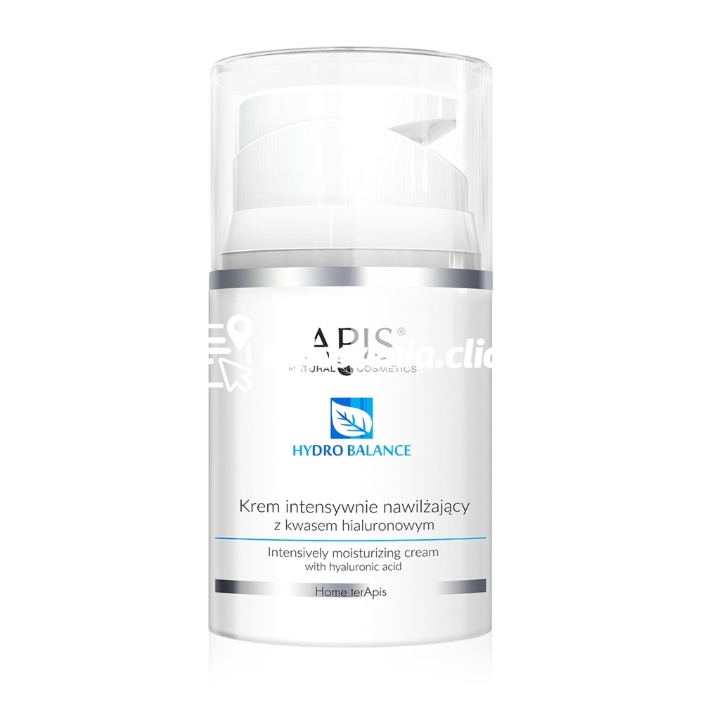 Zdjęcie produktu Krem intensywnie nawilzajacy z kwasem hialuronowym - Apis Hydro Balance Home Terapis - 50 ml