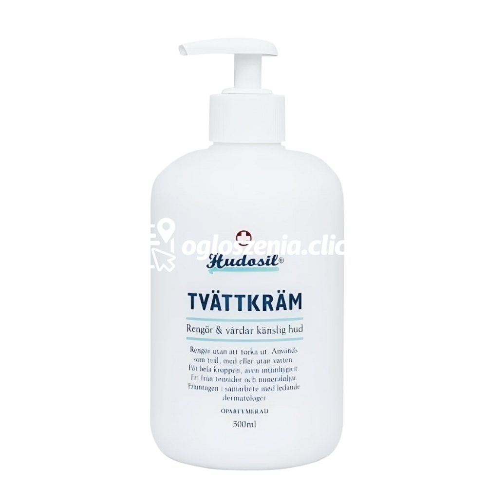 Zdjęcie produktu Krem myjacy do ciala - bezzapachowy - Hudosil - Tvattkram - 500 ml