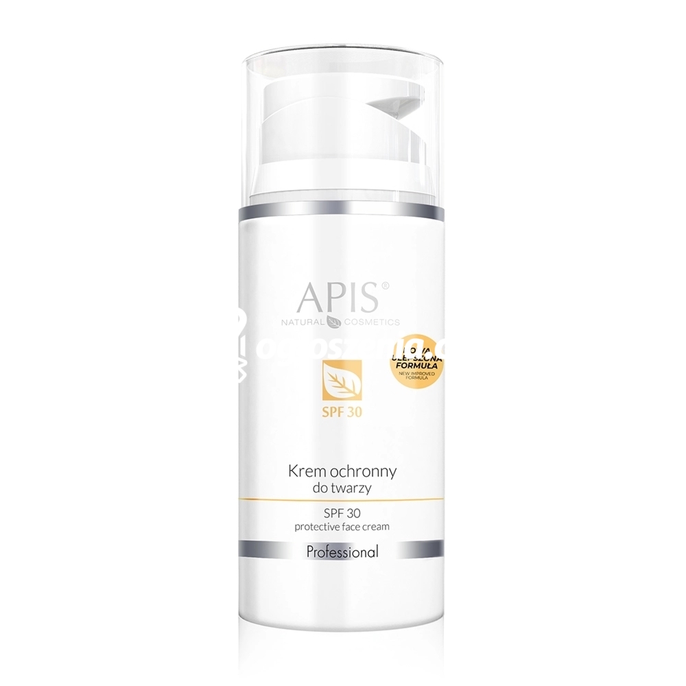 Zdjęcie produktu Krem ochronny do twarzy SPF 30 filtry UVA UVB - Apis Protective Face Cream - 100 ml