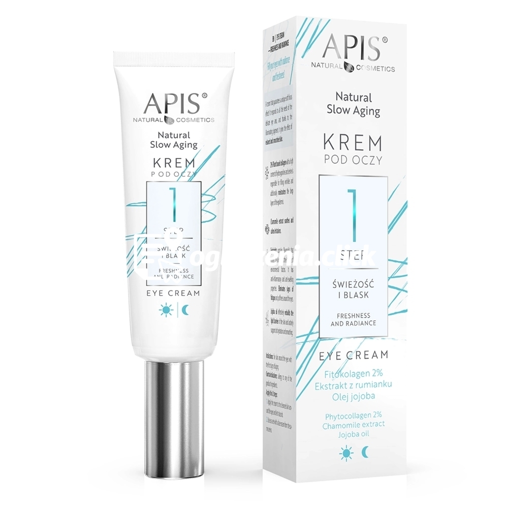 Zdjęcie produktu Krem pod oczy - STEP 1 Swiezosc i Blask - Apis Natural Slow Aging - 15 ml