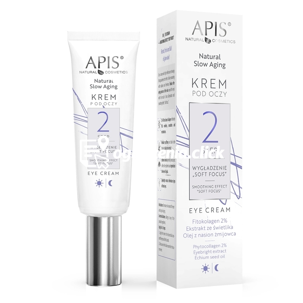 Zdjęcie produktu Krem pod oczy - STEP 2 Wygladzenie Soft Focus - Apis Natural Slow Aging - 15 ml