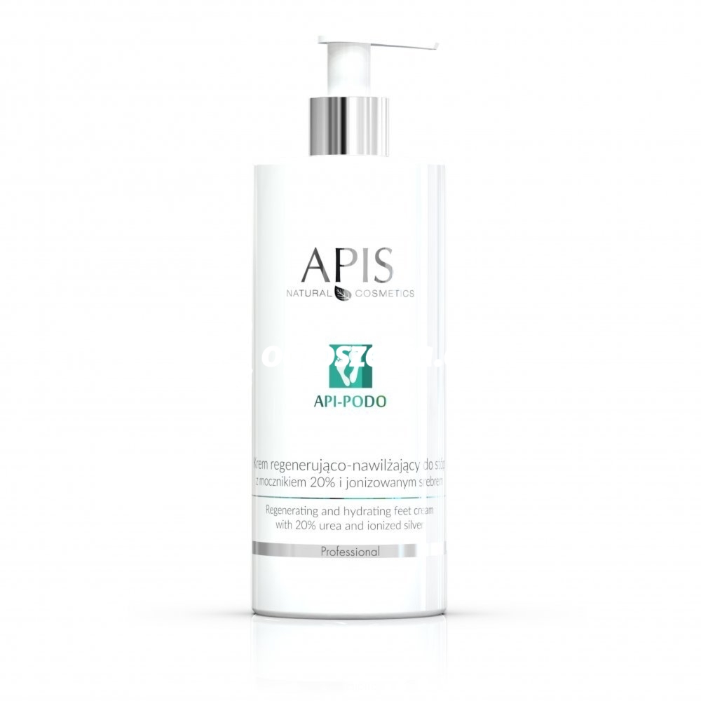 Zdjęcie produktu Krem regenerujaco-nawilzajacy do stóp z mocznikiem 20% i jonizowanym srebrem Apis API-PODO 500 ml
