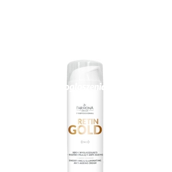 Zdjęcie produktu Krem wygladzajaco - rozswietlajacy anti age Farmona Retin Gold 150ml