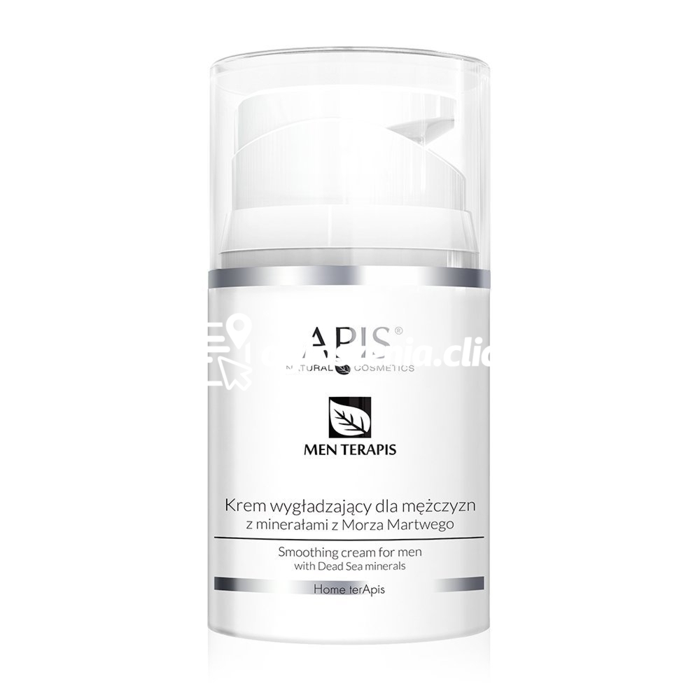 Zdjęcie produktu Krem wygladzajacy dla mezczyzn z mineralami z Morza Martwego - Apis Men Terapis - 50 ml