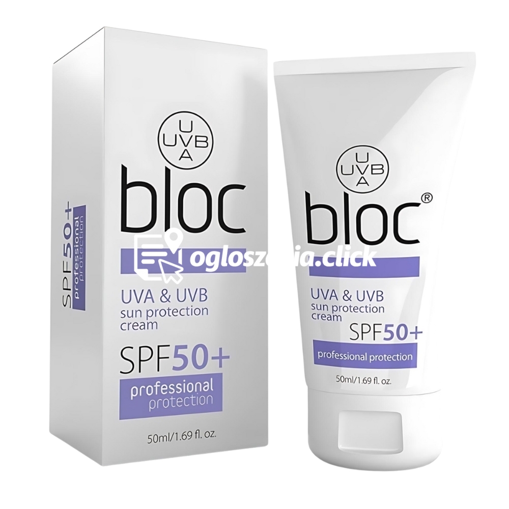 Zdjęcie produktu Krem z filtrami UVA i UVB SPF 50+ - BLOC Cream - 50 ml