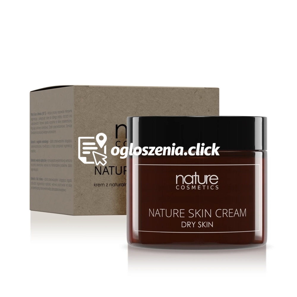 Zdjęcie produktu Krem ze sluzem slimaka do skóry suchej i wrazliwej - Nature Cosmetics - Nature Skin Cream - DRY SKIN - 60 g