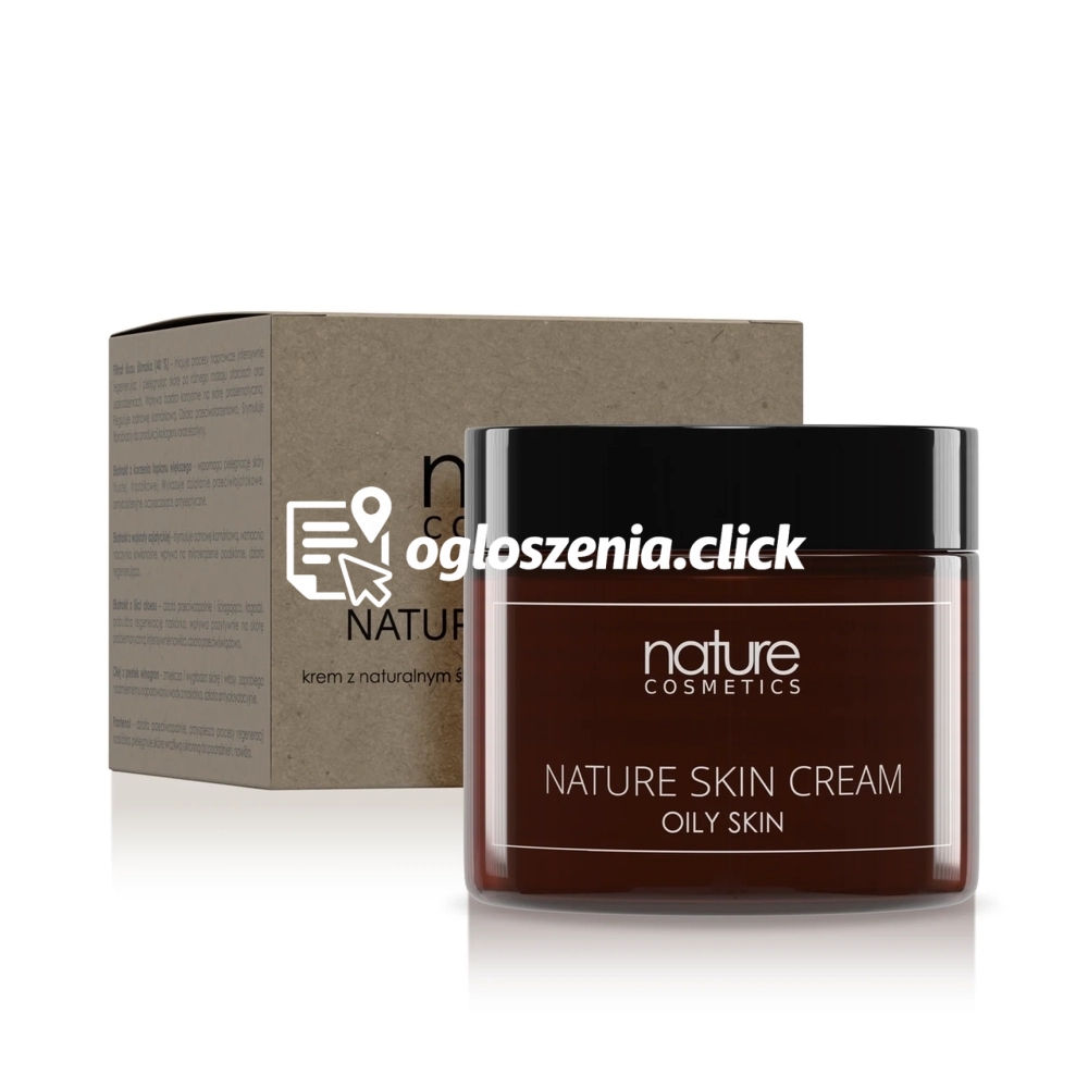 Zdjęcie produktu Krem ze sluzem slimaka do skóry tlustej i mieszanej - Nature Cosmetics - Nature Skin Cream - OILY SKIN