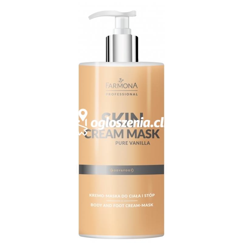 Zdjęcie produktu Kremo-maska do ciala i stóp - Farmona Professional - Skin Cream Mask Pure Vanilla - 500 ml