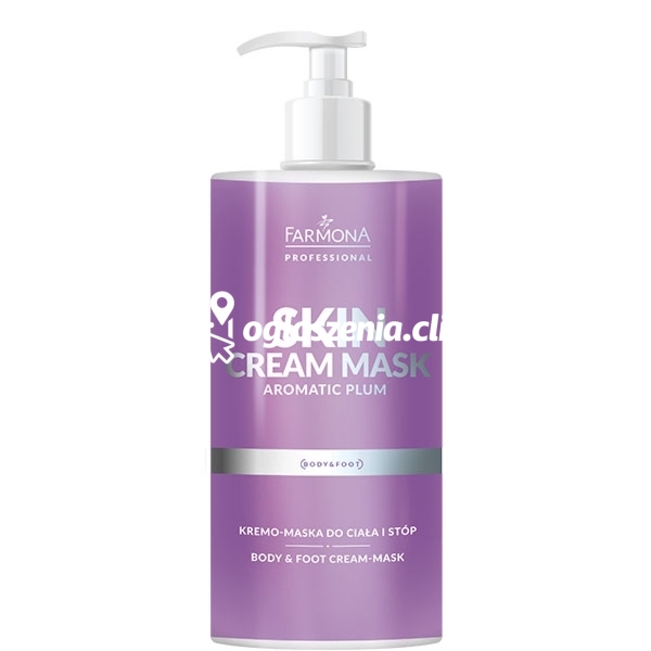 Zdjęcie produktu Kremo-maska do ciala i stóp - Farmona Professional - Skin Cream Mask Aromatic Plum - 500 ml
