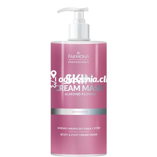 Zdjęcie produktu Kremo-maska do ciala i stóp - Farmona Professional - Skin Cream Mask Almond Flower - 500 ml