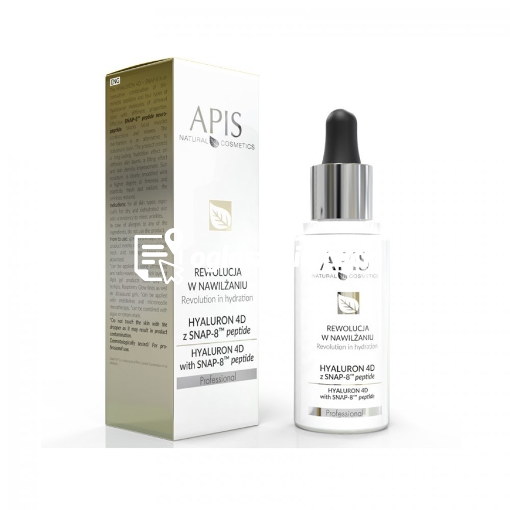 Zdjęcie produktu Kwas hialuronowy Apis Professional HYALURON 4D z SNAP-8 peptide 30ml