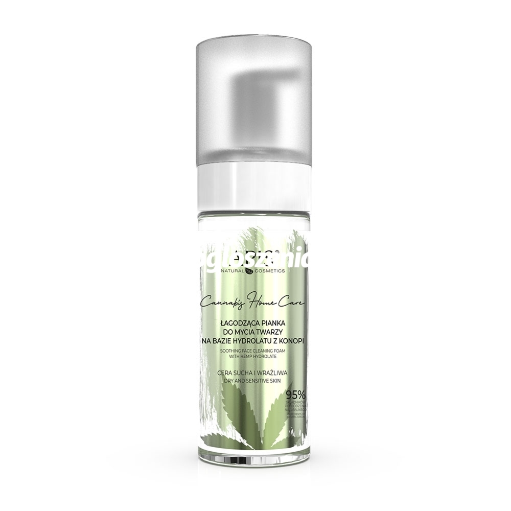 Zdjęcie produktu Lagodzaca pianka do mycia twarzy - Apis - Cannabis Home Care - 150 ml