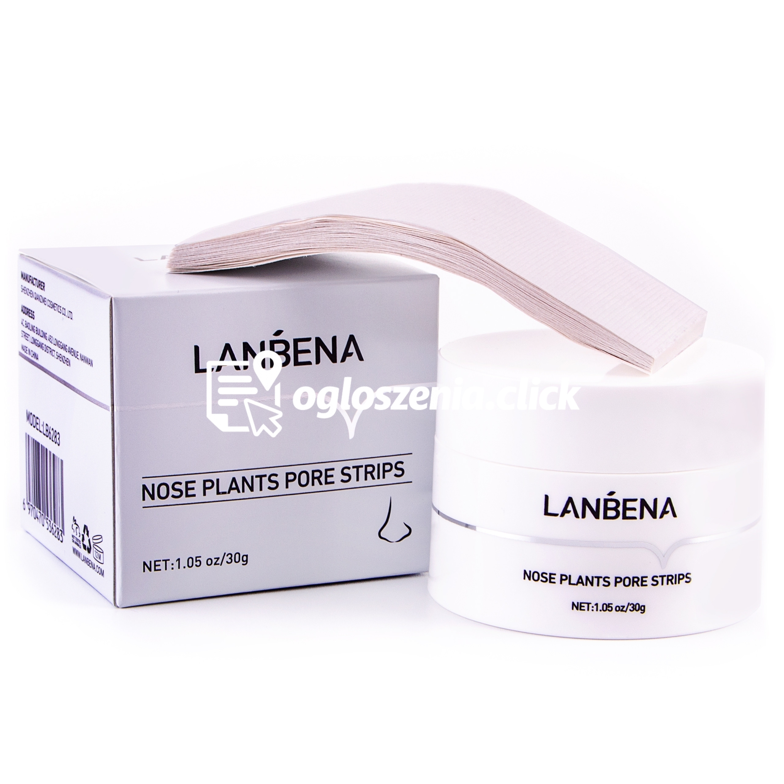 Zdjęcie produktu Lanbena Nose Plants Pore Strips Emulsja oczyszczajaca pory 30g
