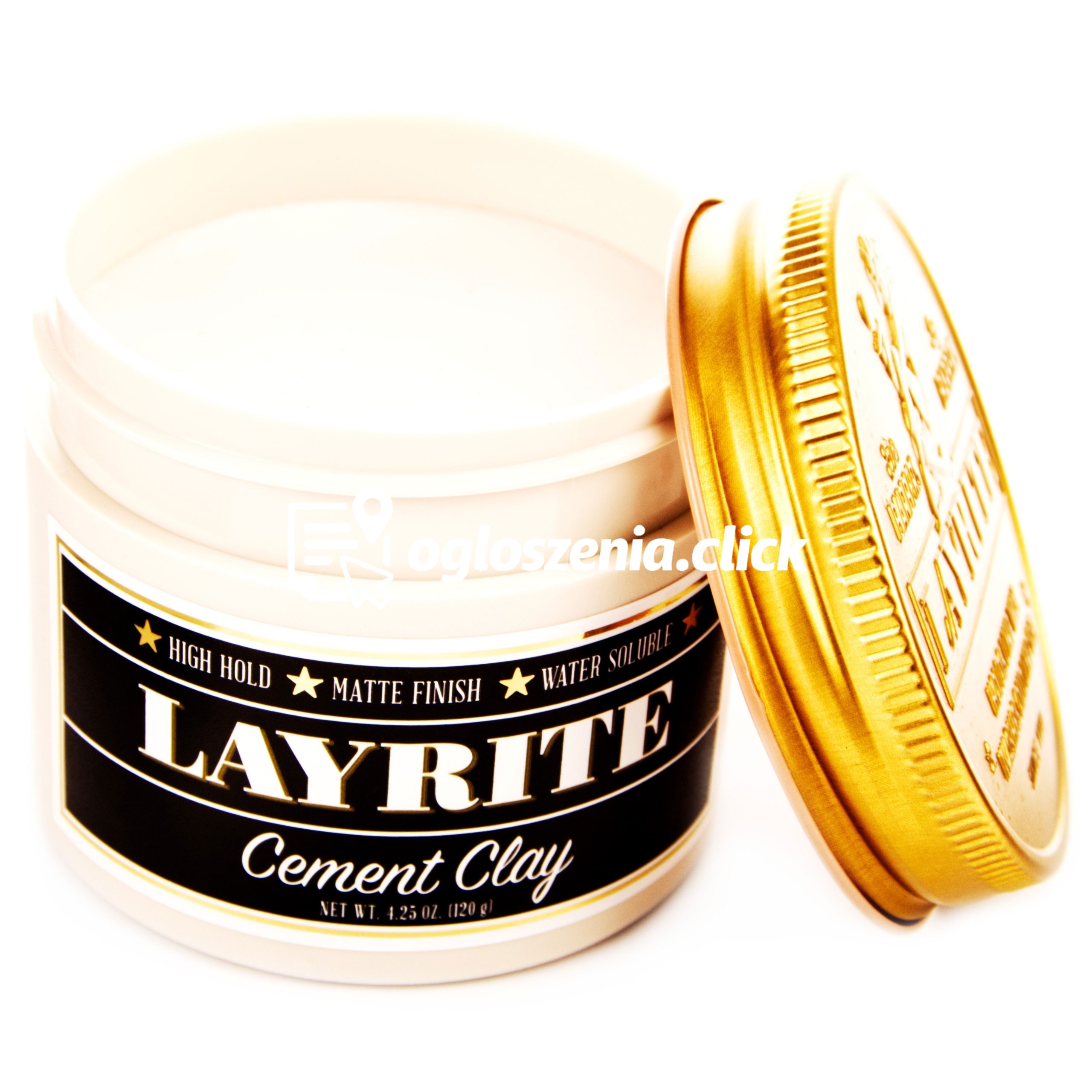 Zdjęcie produktu Layrite Cement Clay Matte - matowa pomada do stylizacji wlosów, 120g