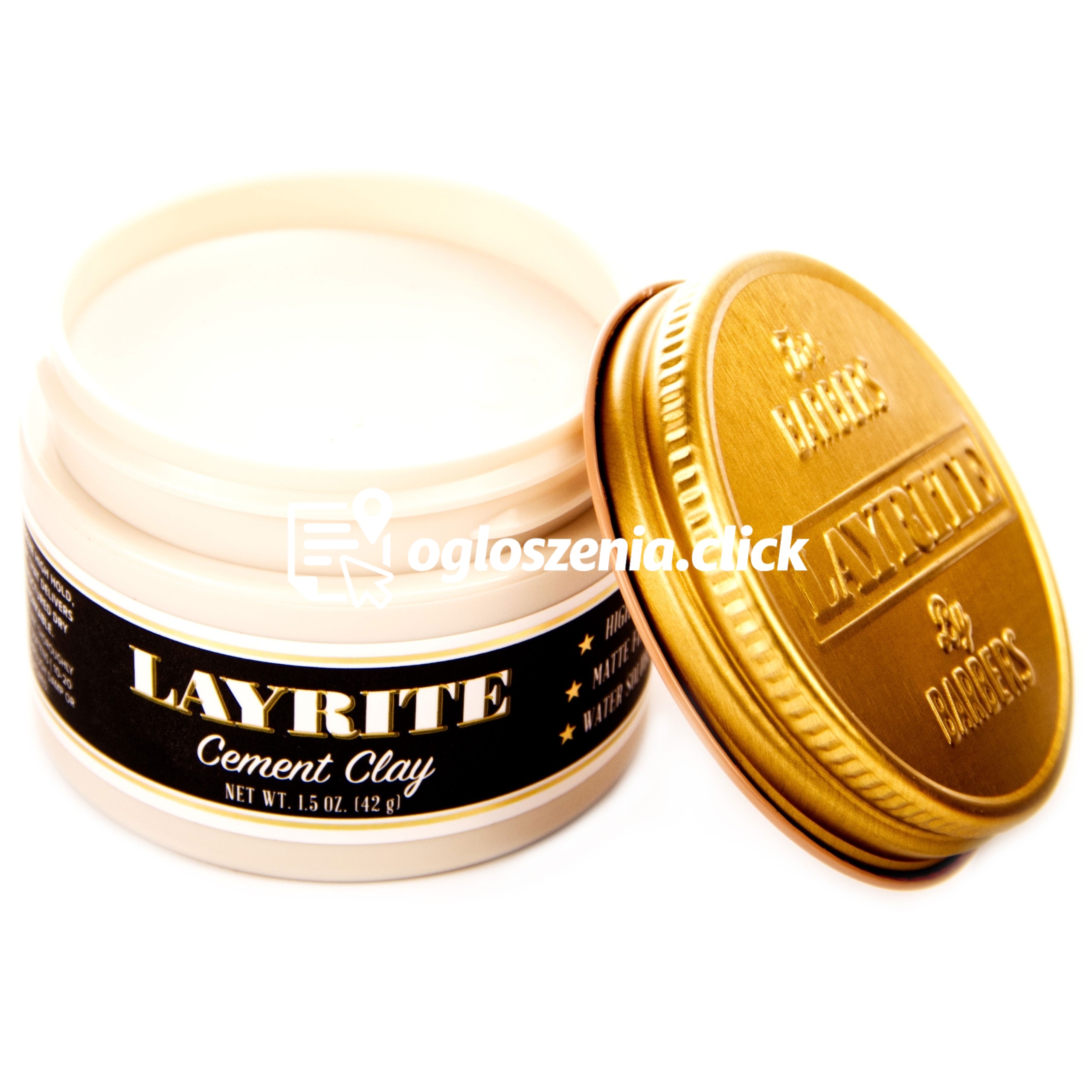 Zdjęcie produktu Layrite Cement Clay mocna matowa pomada do wlosów 42g