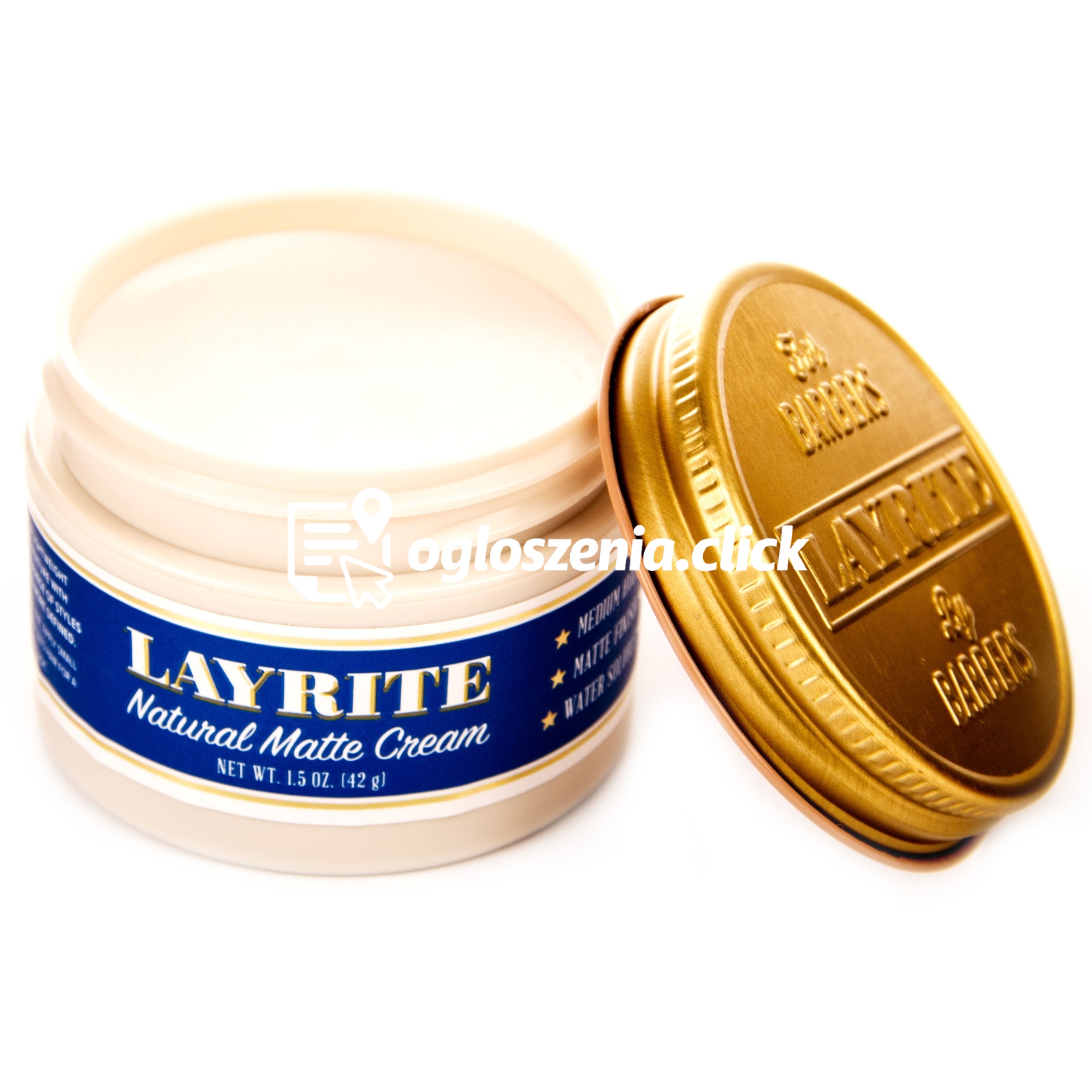 Zdjęcie produktu Layrite Natural Matt Cream Pomade matowa pomada do wlosów 42g