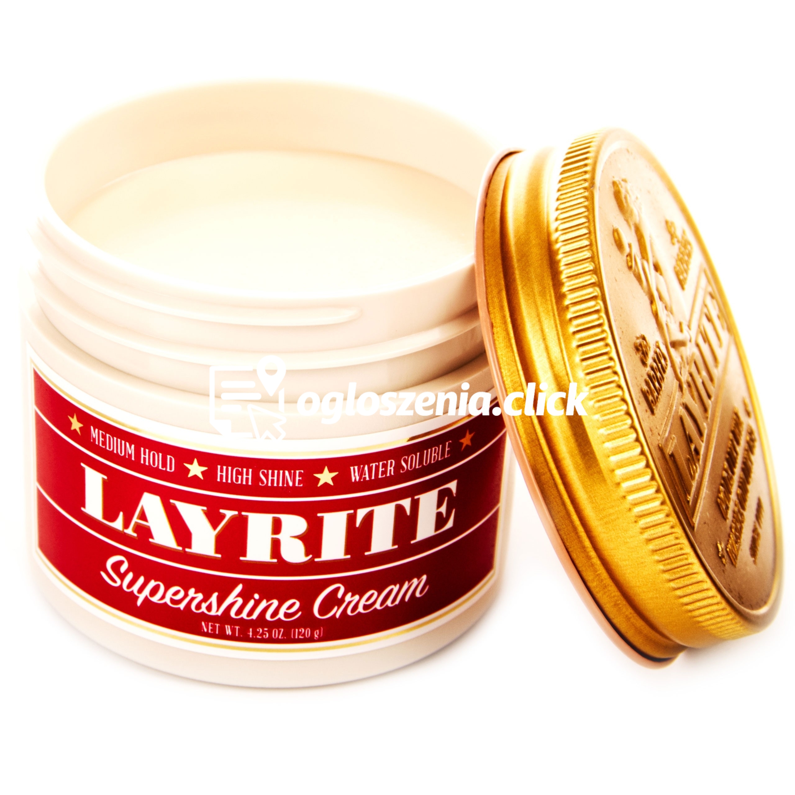 Zdjęcie produktu Layrite Supershine Cream - nablyszczajacy krem do stylizacji wlosów, 120g