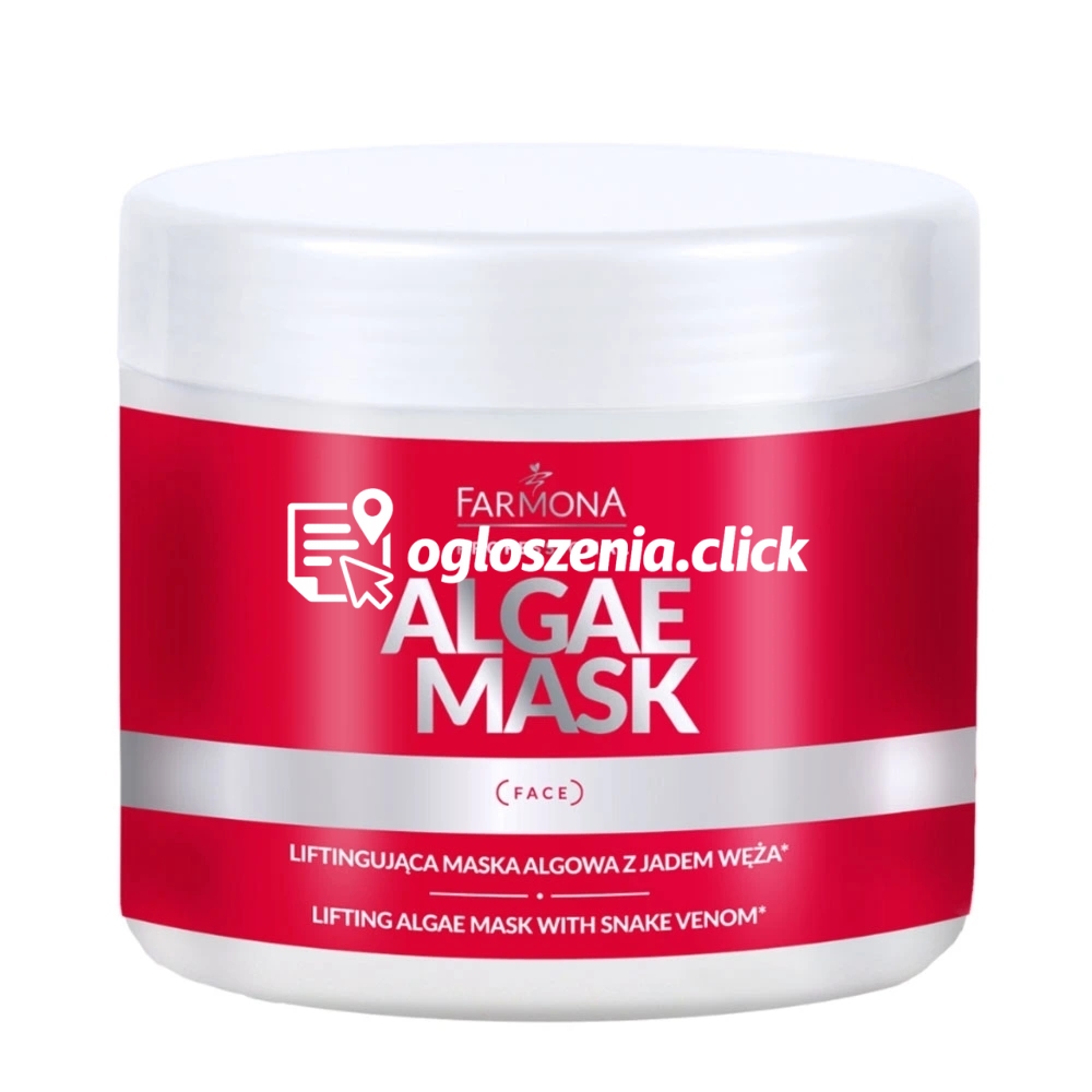 Zdjęcie produktu Liftingujaca maska algowa z jadem weza - Farmona Algae Mask - 160 g