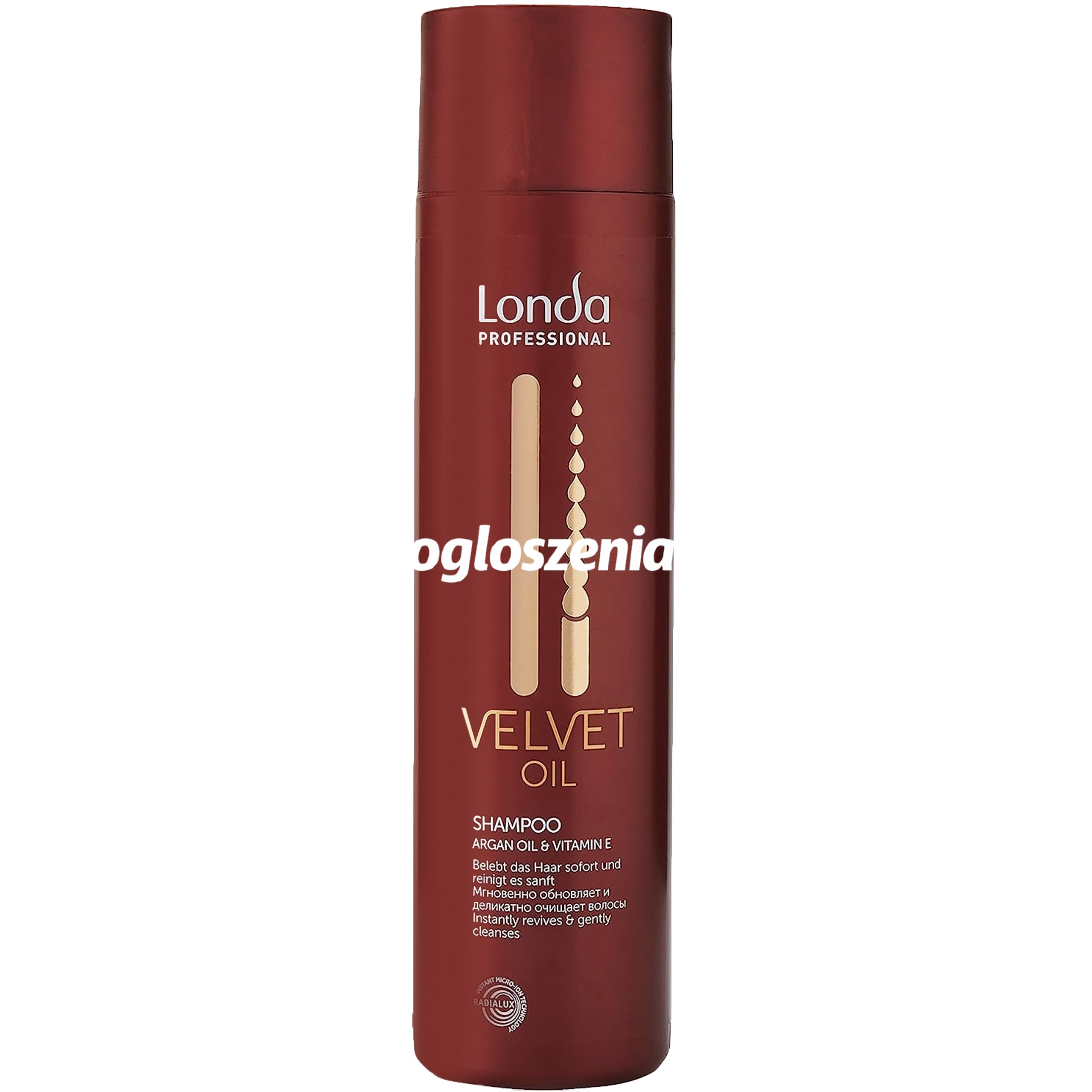 Zdjęcie produktu Londa Velvet Oil - szampon do wlosów suchych i zniszczonych, 250ml