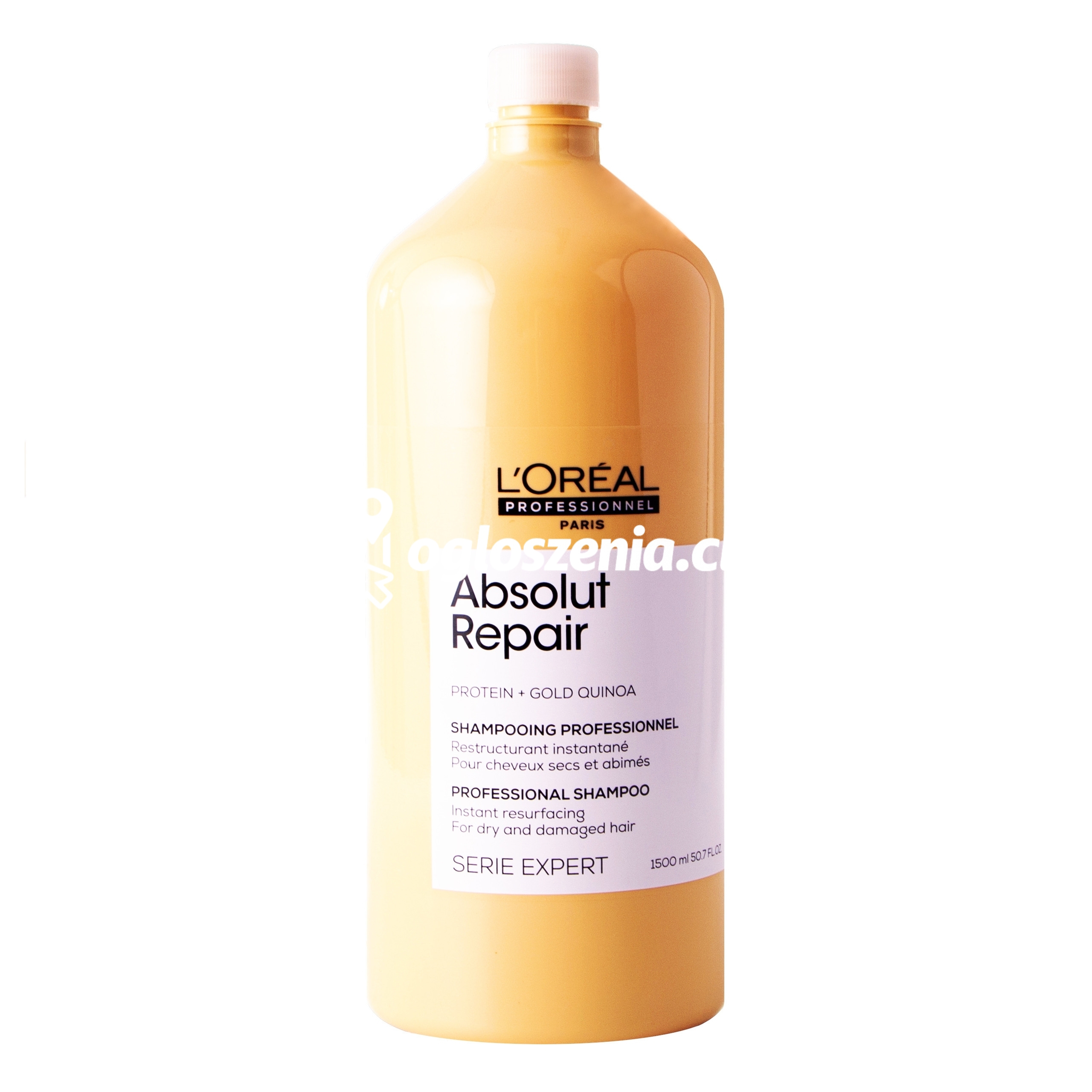 Zdjęcie produktu Loreal Absolut Repair Gold - szampon do wlosów zniszczonych, 1500ml