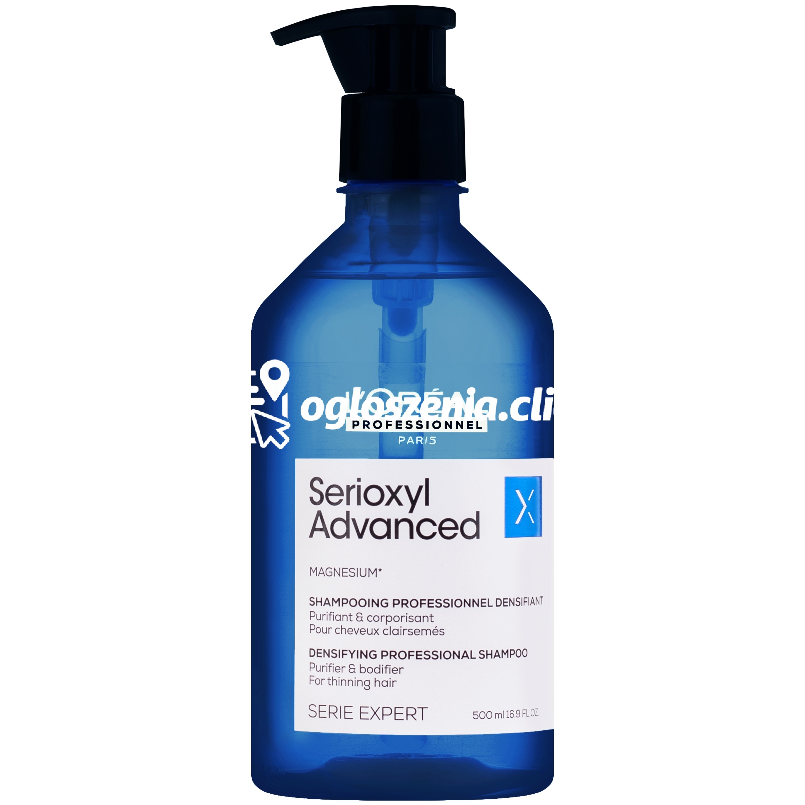 Zdjęcie produktu Loreal Serioxyl Advanced - szampon w zelu zageszczajacy wlosy, 500ml