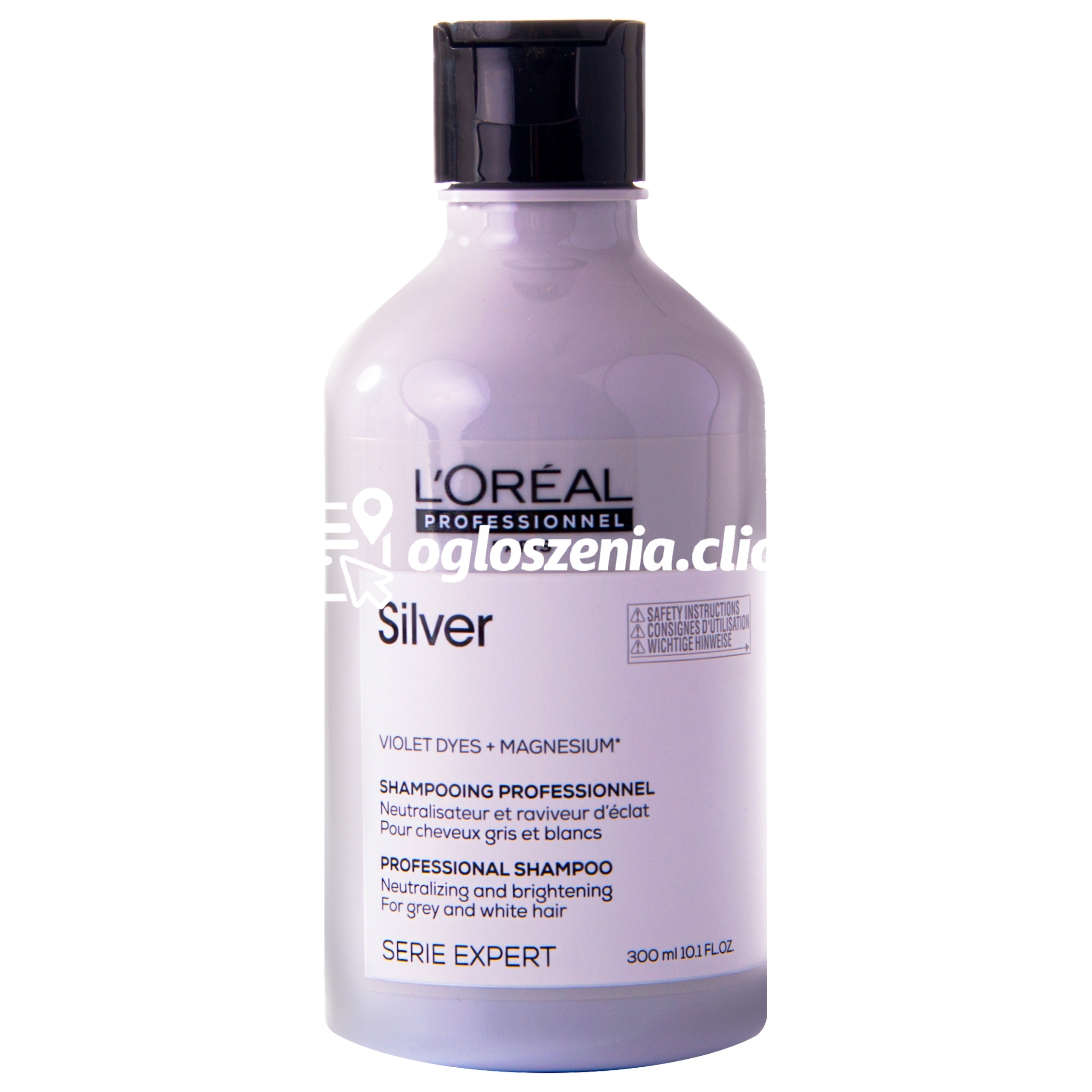 Zdjęcie produktu Loreal Silver szampon do wlosów siwych i rozjasnianych 300 ml