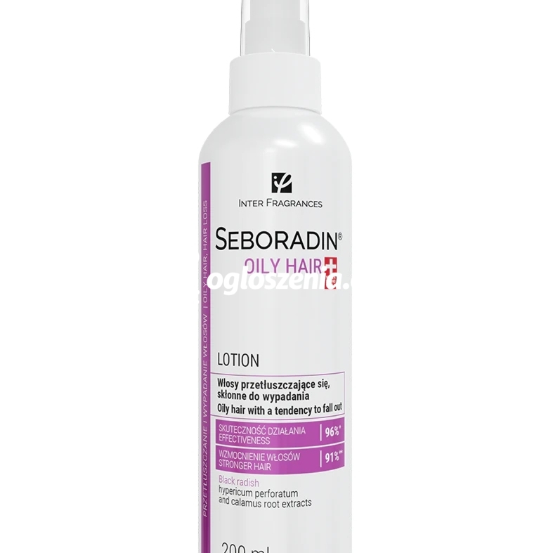 Zdjęcie produktu Lotion do wlosów przetluszczajacych sie i sklonnych do wypadania Seboradin Oily Hair 200 ml