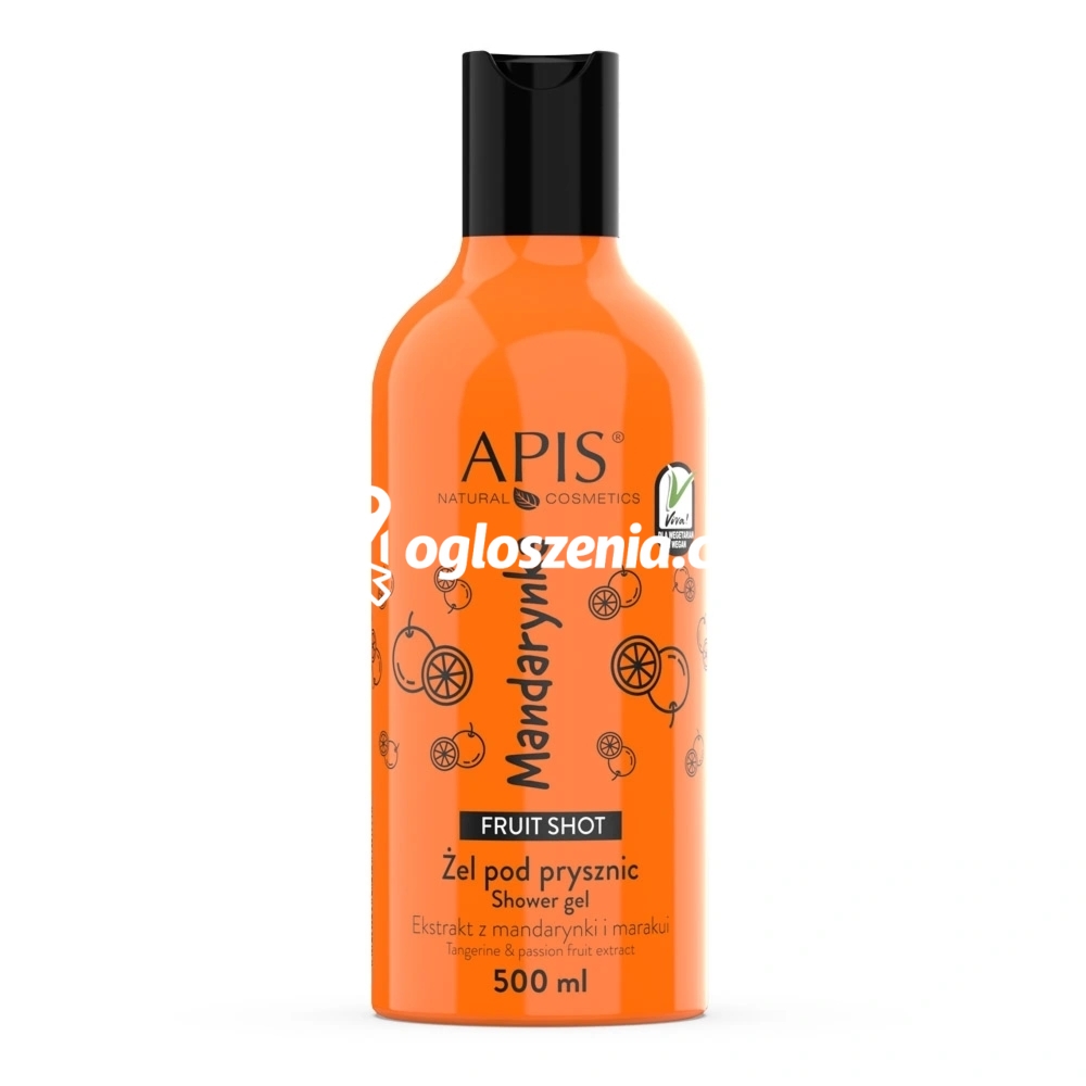 Zdjęcie produktu Mandarynkowy zel pod prysznic - Apis Fruit Shot - 500 ml