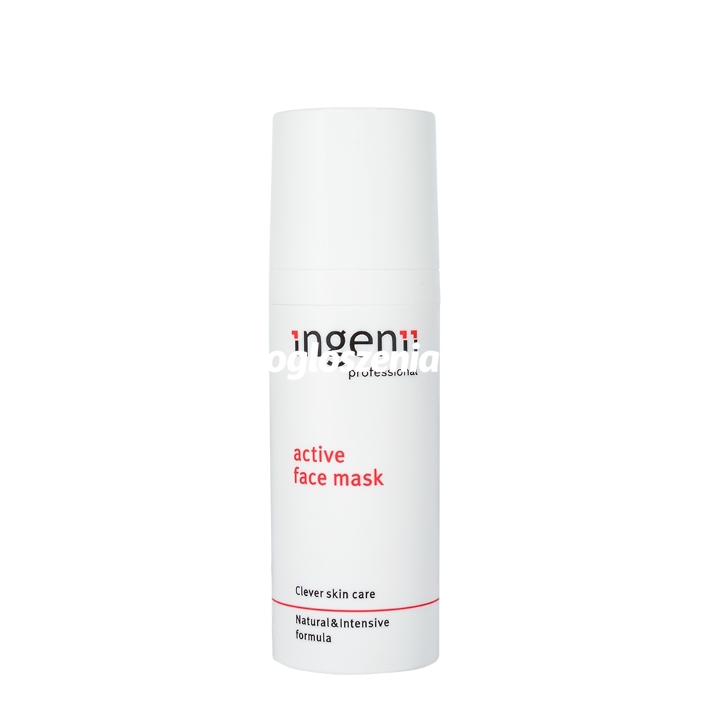 Zdjęcie produktu Maseczka do twarzy z czynnikami aktywnymi - Ingenii active face mask - 50 ml