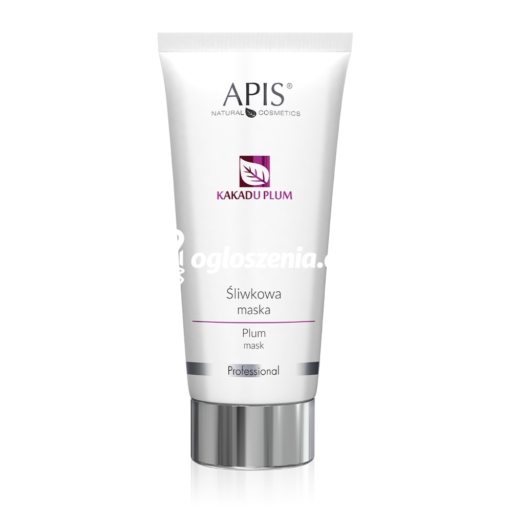 Zdjęcie produktu Maseczka kremowa do twarzy sliwkowa Apis Kakadu Plum 200 ml
