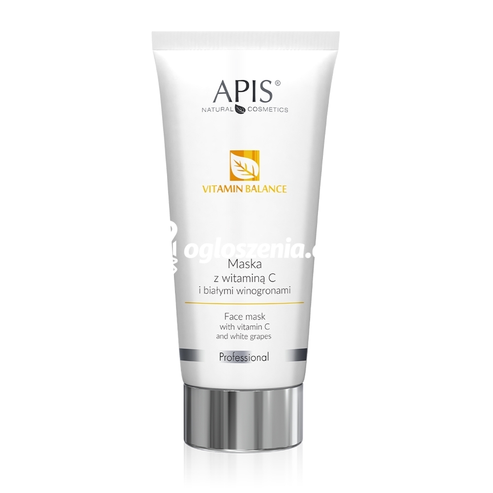 Zdjęcie produktu Maseczka z witamina C i bialymi winogronami Apis Vitamin Balance 200 ml