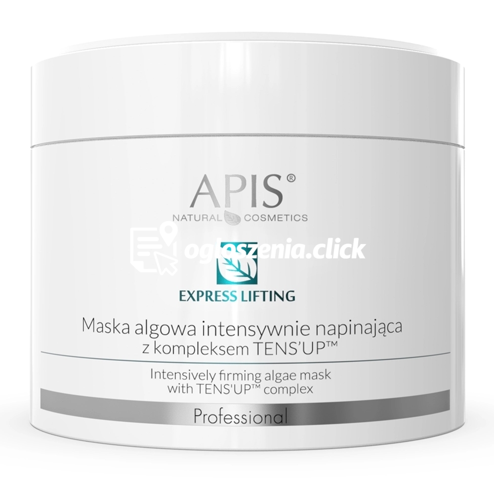 Zdjęcie produktu Maska algowa napinajaca z kompleksem TENS’UP Apis Express Lifting 100 g