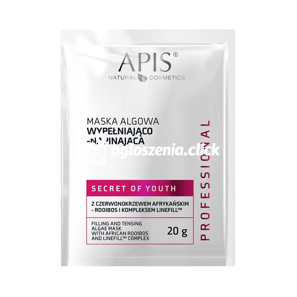 Zdjęcie produktu Maska algowa wypelniajaco - napinajaca z kompleksem Linefill Apis Professional SASZETKA 20g