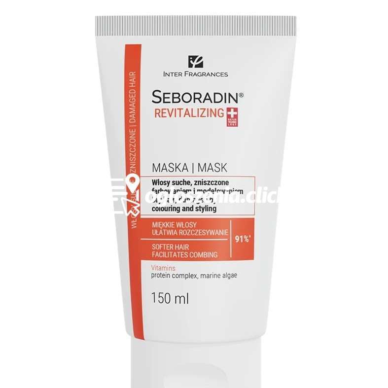 Zdjęcie produktu Maska do wlosów suchych, zniszczonych farbowaniem i modelowaniem Seboradin Regenerujacy 150 ml