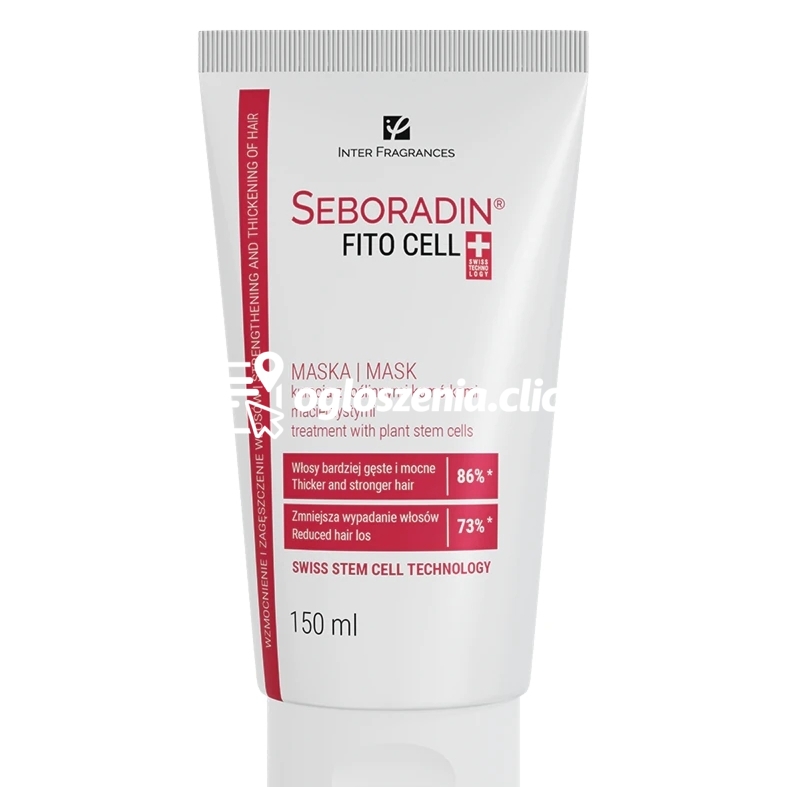 Zdjęcie produktu Maska na porost wlosów z komórkami macierzystymi Seboradin FitoCell 150 ml
