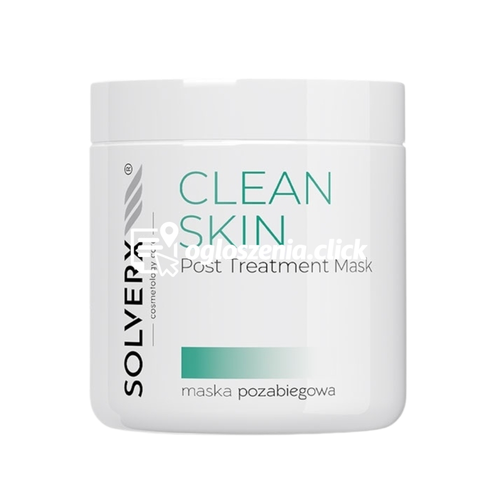 Zdjęcie produktu Maska pozabiegowa - Solverx Clean Skin Post Treatment Mask - 250 ml