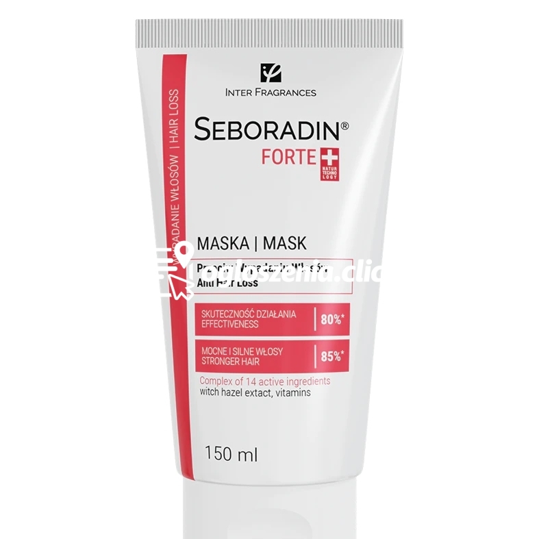 Zdjęcie produktu Maska przeciw wypadaniu wlosów Seboradin Forte 150 ml
