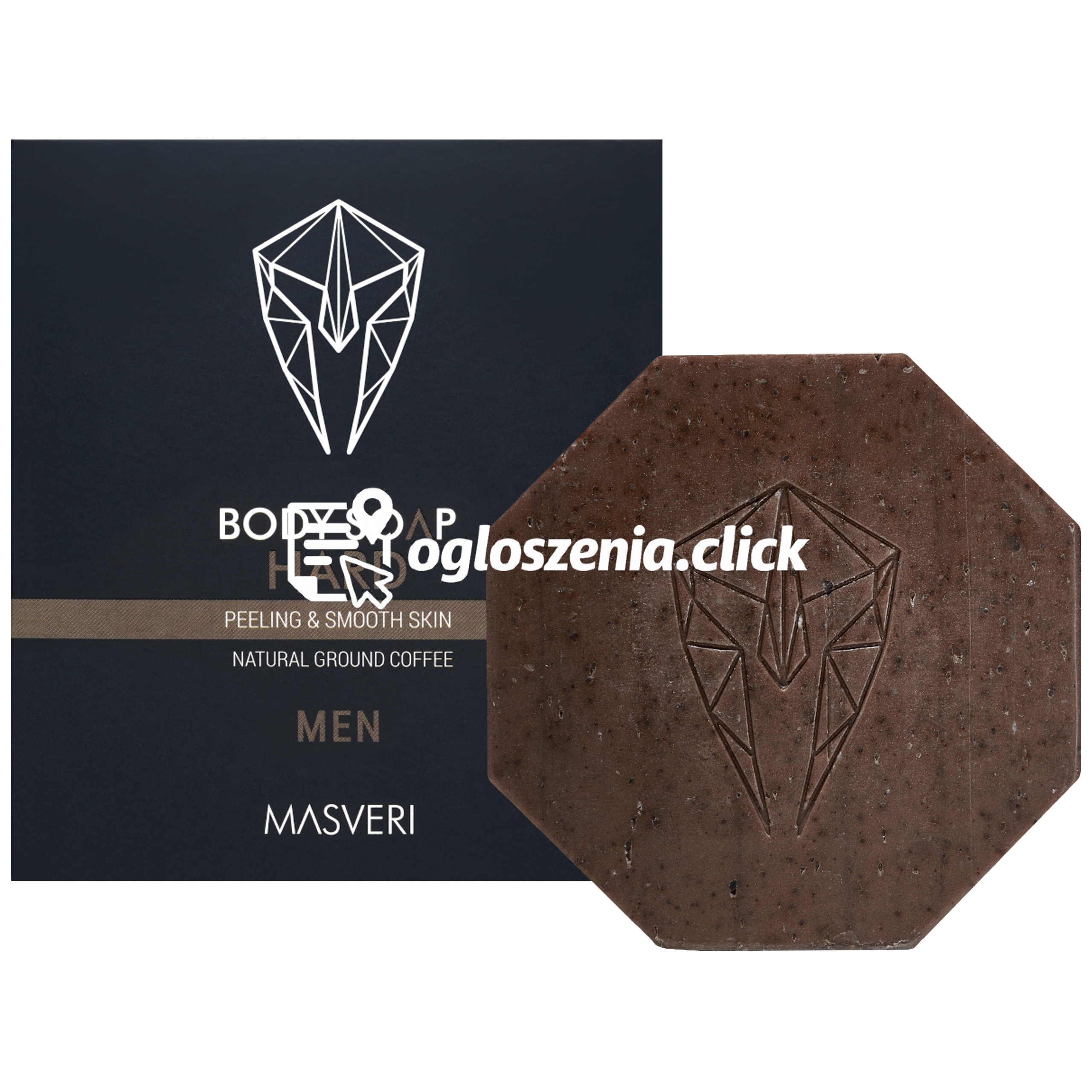 Zdjęcie produktu Masveri Body Soap Hard - peelingujaco-wygladzajace mydlo do ciala, 100g