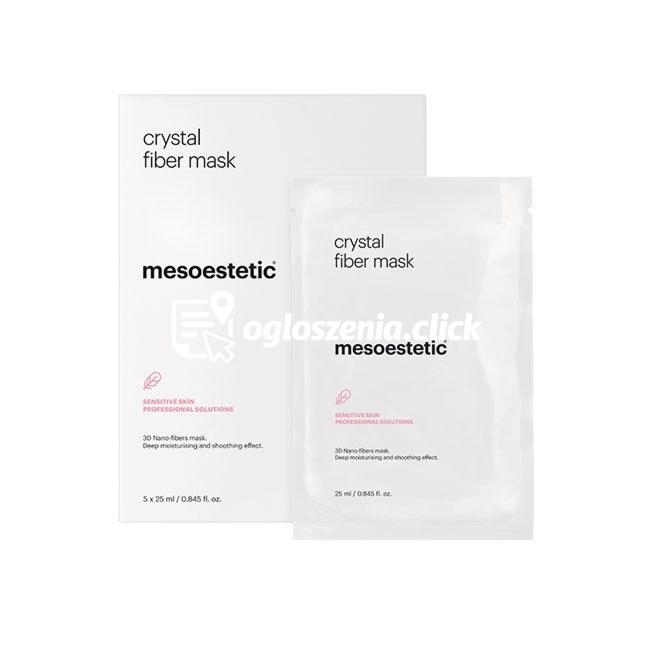 Zdjęcie produktu Mesoestetic Post Peel Crystal Fiber Mask - zelowa maska w placie (5 x 25 ml)