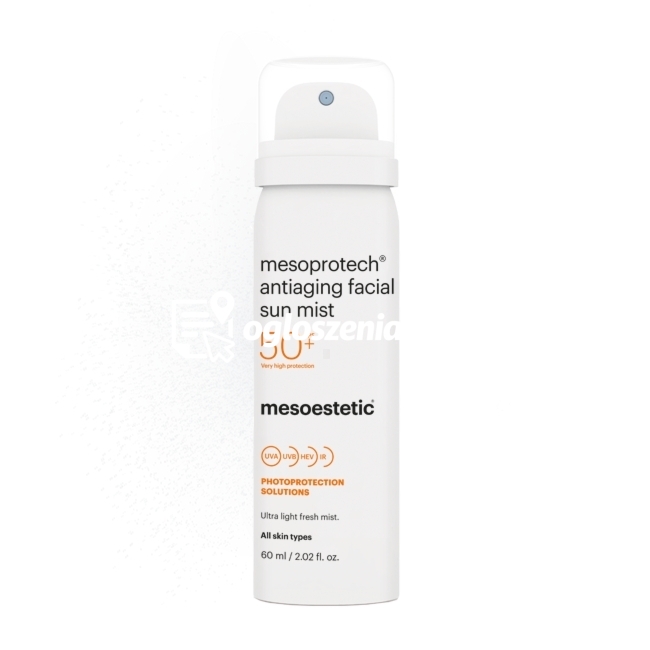 Zdjęcie produktu Mgielka do twarzy SPF 50+ Mesoestetic Mesoprotech Antiaging Facial Sun Mist SPF 50+ 50 ml