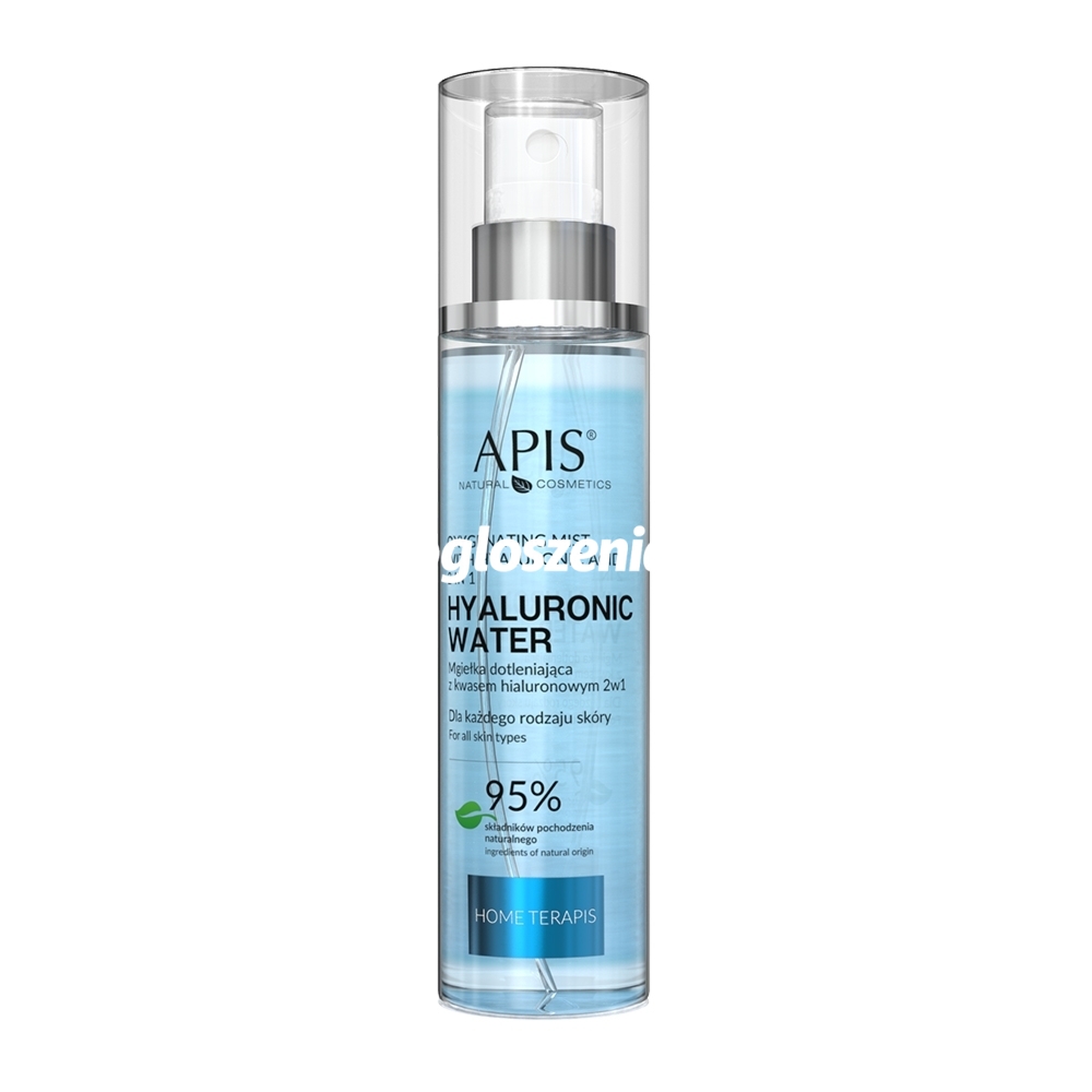 Zdjęcie produktu Mgielka dotleniajaca z kwasem hialuronowym 2w1 - Apis Home Terapis - 150 ml