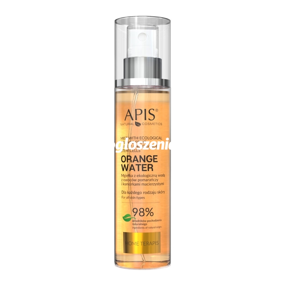 Zdjęcie produktu Mgielka z ekologiczna woda z owoców pomaranczy i komórkami macierzystymi - Apis Home Terapis - 150 ml