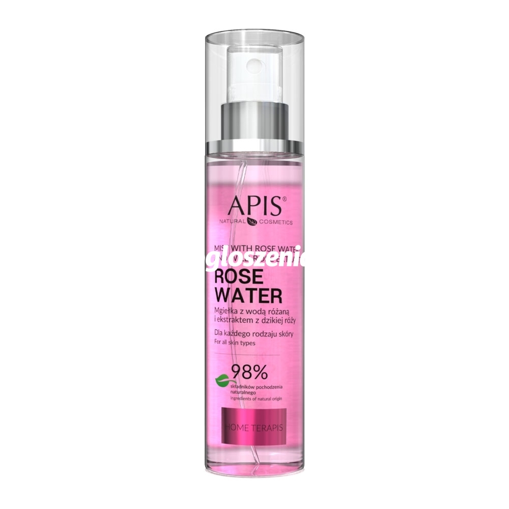 Zdjęcie produktu Mgielka z woda rózana i ekstraktem z dzikiej rózy - Apis Home Terapis - 150 ml