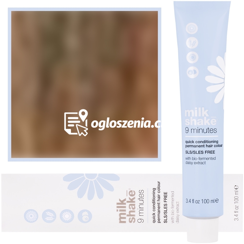 Zdjęcie produktu Milk Shake 9 Minutes - farba do wlosów, pelna paleta kolorów, 100ml 7,13 | 7AG || Sredni Zloty Popielaty
