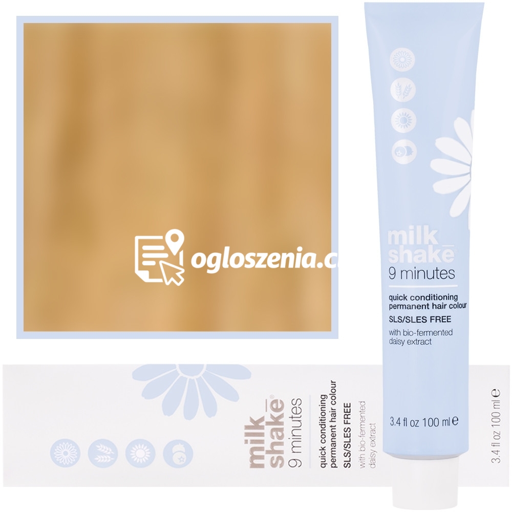 Zdjęcie produktu Milk Shake 9 Minutes - farba do wlosów, pelna paleta kolorów, 100ml 8,0 | 8NN || Jasny Intensywny Blond