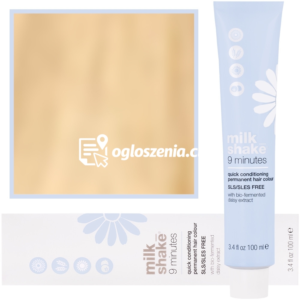 Zdjęcie produktu Milk Shake 9 Minutes - farba do wlosów, pelna paleta kolorów, 100ml 9,0 | 9NN || Intensywny Bardzo Jasny