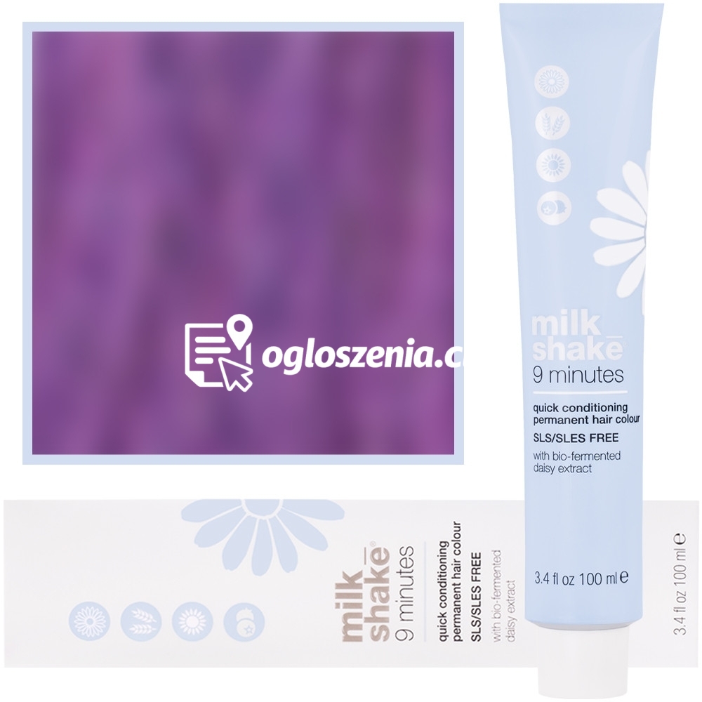 Zdjęcie produktu Milk Shake 9 Minutes - farba do wlosów, pelna paleta kolorów, 100ml 5,7 | 5V || Jasny Fioletowy Braz