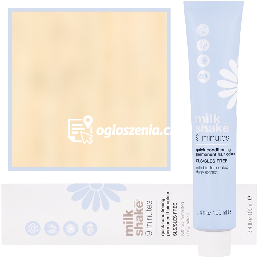 Zdjęcie produktu Milk Shake 9 Minutes - farba do wlosów, pelna paleta kolorów, 100ml 10,0 | 10NN || Intensywny Platynowy